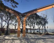 上海滴水湖餐厅木屋